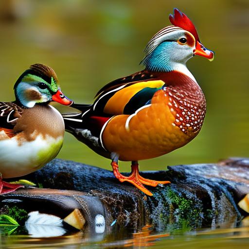 Discover the Compatibility of Mandarin Ducks and Chickens: Can They Coexist
