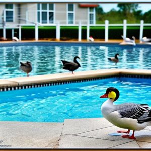 5 Foolproof Ways to Keep Geese Away from Your Pool: Protecting Your Pool Deck and Water from Unwanted Visitors