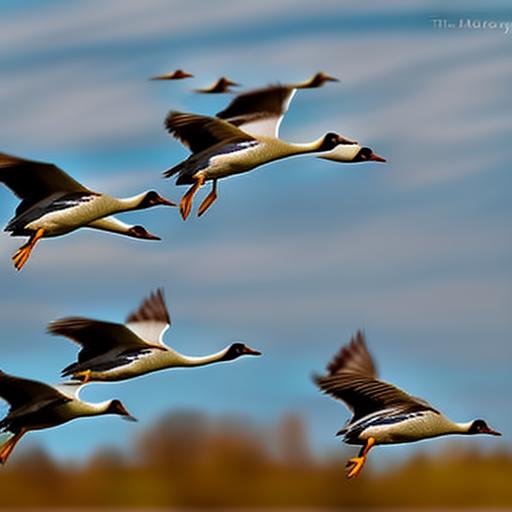 Geese in a Continuous Flurry: The Phenomenon of their Constant Flight Back and Forth
