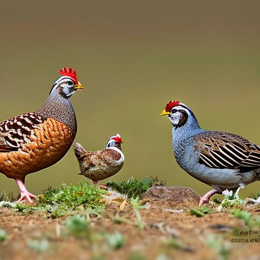 Optimal Distance: Maintaining Harmony Between Quail and Chickens