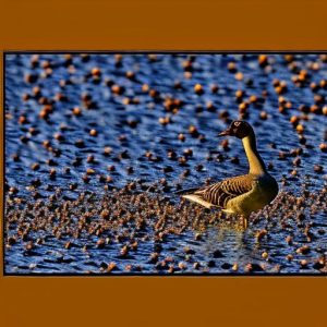 how do you keep the geese from eating your blueberries