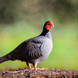 keeping vulturine guinea fowl