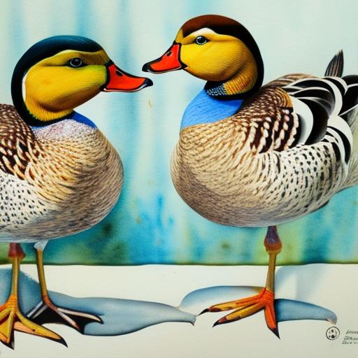 Rare Opportunity: Breeding Pair of Ancona Ducks Available for Sale!