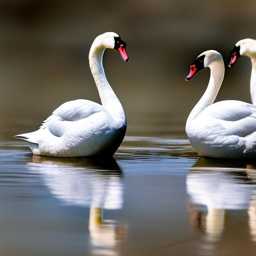 fake swans to keep geese away