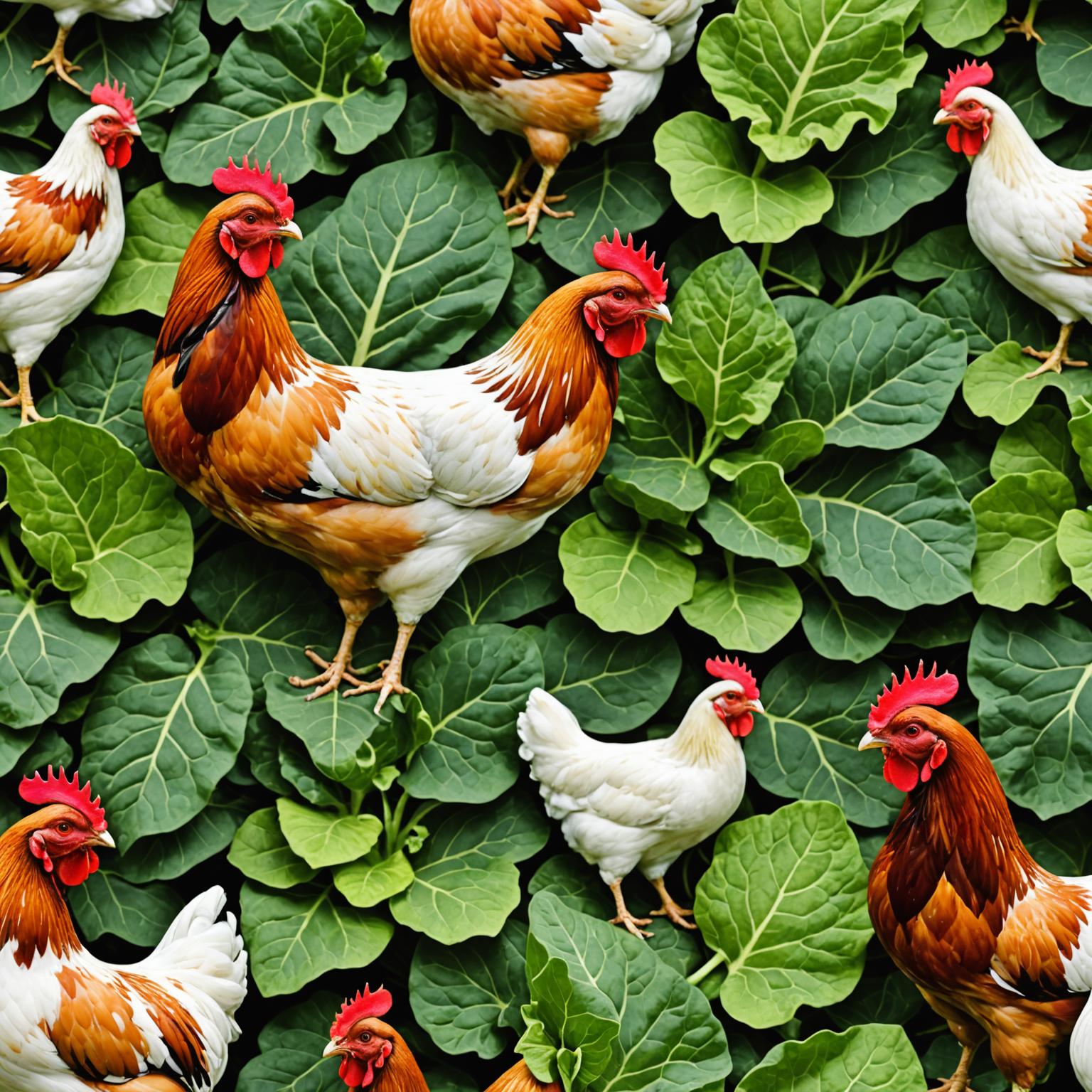 Can Chickens Safely Consume Collard greens?